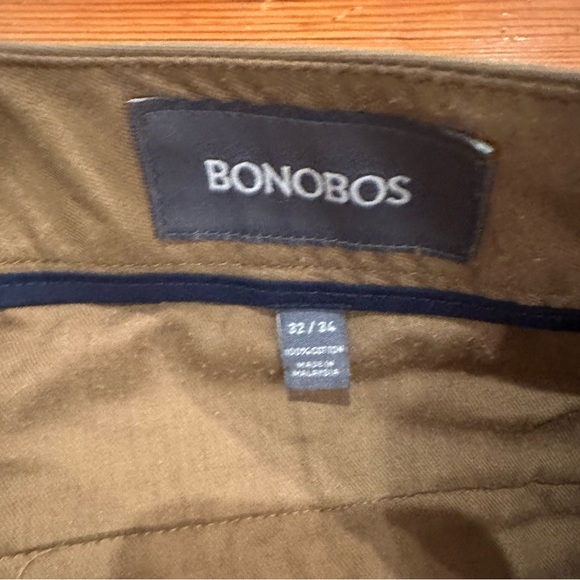 Bonobos men’s size 32/waist 34/length khaki chinos pants - Picture 4 of 6